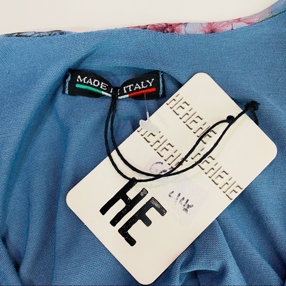 Made in Italy Size M Floral Dress - Picture 7 of 7